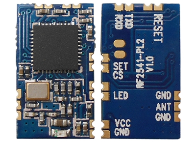 Módulo BLE RF2541_PL2 en proyecto de vibración Bluetooth