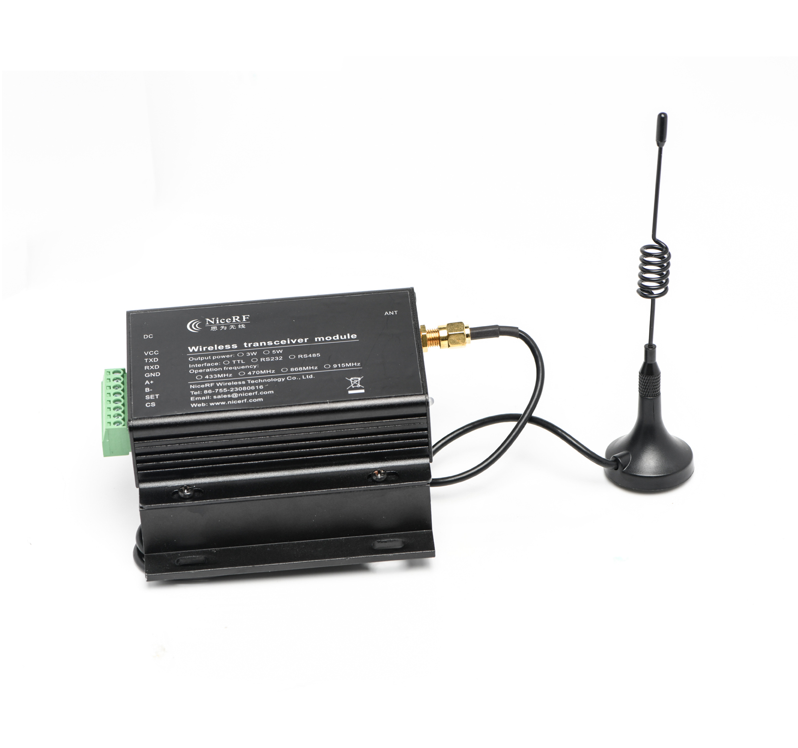 LoRa6500Pro: Módem RF LoRa de largo alcance y amplio voltaje de 5 W con capacidad de malla y protección ESD