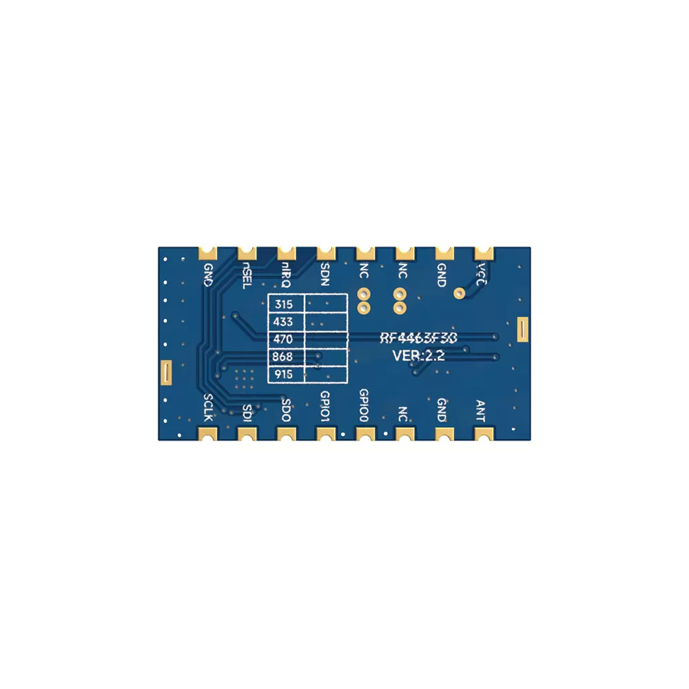 RF4463F30: Módulo RF Si4463 de 1 W con amplificador y LNA