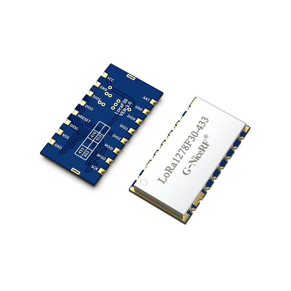 LoRa1278F30: Módulo inalámbrico LoRa SX1278 de 1W con protección ESD