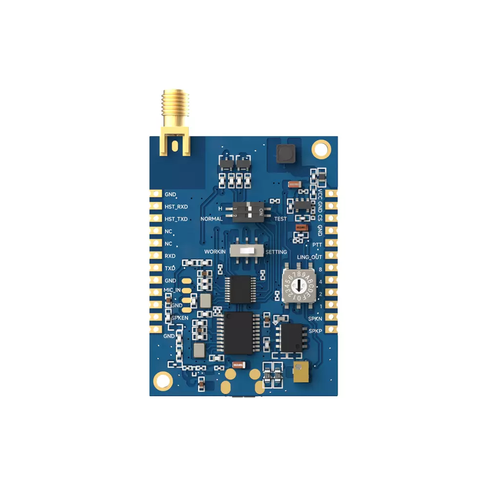 DMR828S: Módulo walkie-talkie DMR Tier II de 2 W con AMBE++