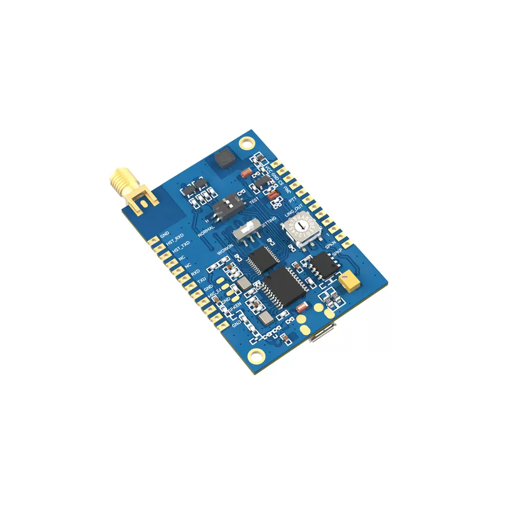 DMR828S: Módulo walkie-talkie DMR Tier II de 2 W con AMBE++