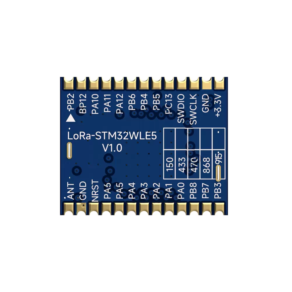 LoRa-STM32WLE5: Módulo inalámbrico SOC con núcleo ARM Cortex-M4 integrado de tamaño ultrapequeño