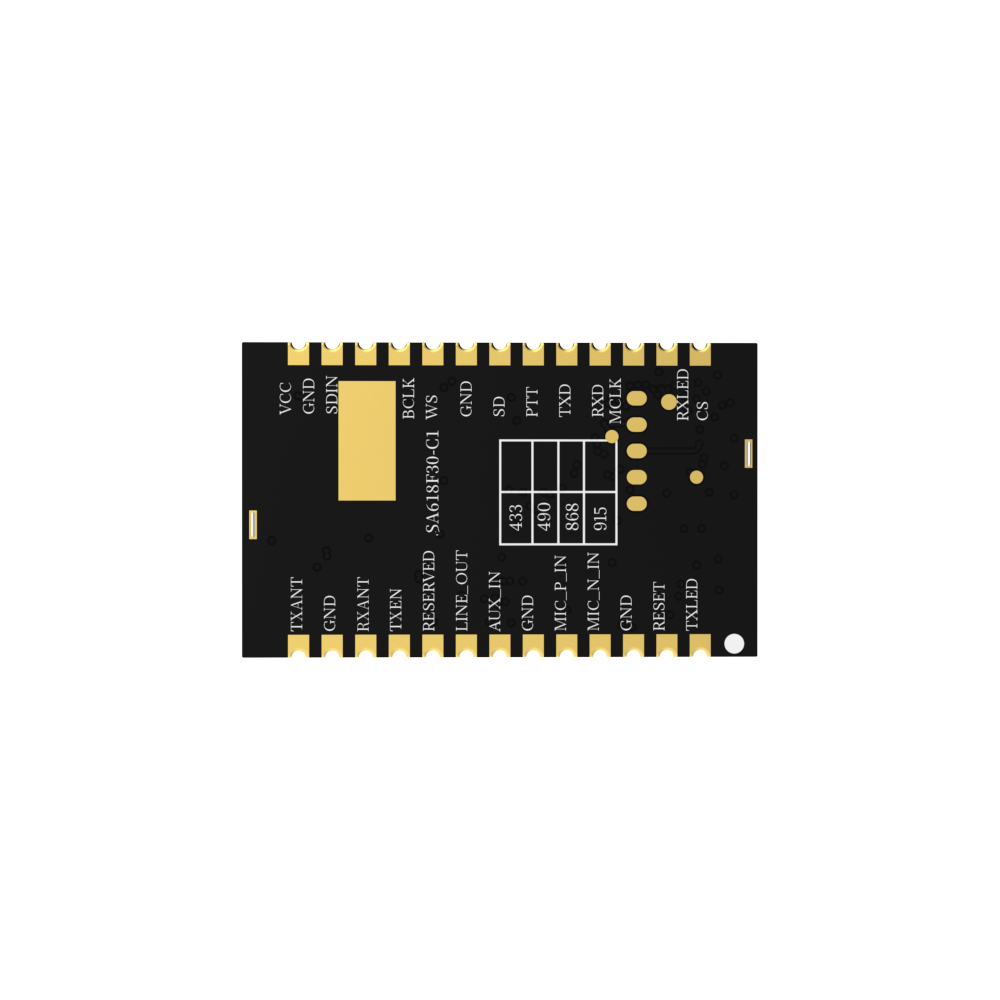 Módulo de transmisión de audio full-duplex de alta potencia SA618F30-C1 de 1W de alta calidad