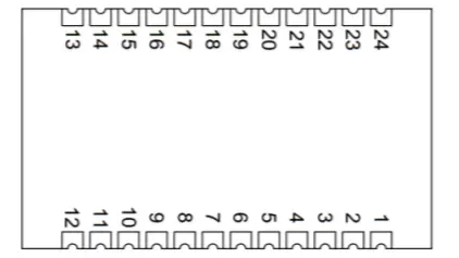 Pines del módulo RF del nodo LoRaWAN LN610 Pines del módulo RF del nodo LoRaWAN LN610
