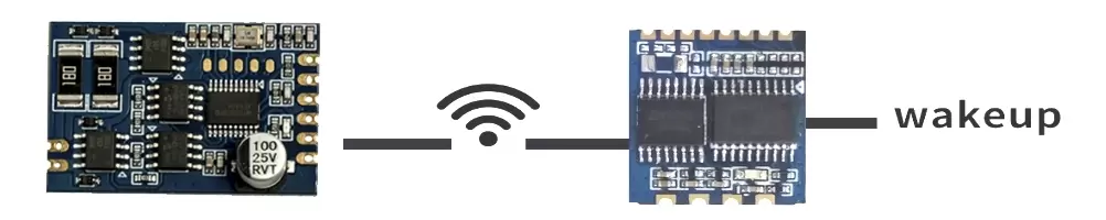 Diagrama de aplicación de la conexión del módulo de transmisión RF125-TX2 Diagrama de aplicación de la conexión del módulo de transmisión RF125-TX2