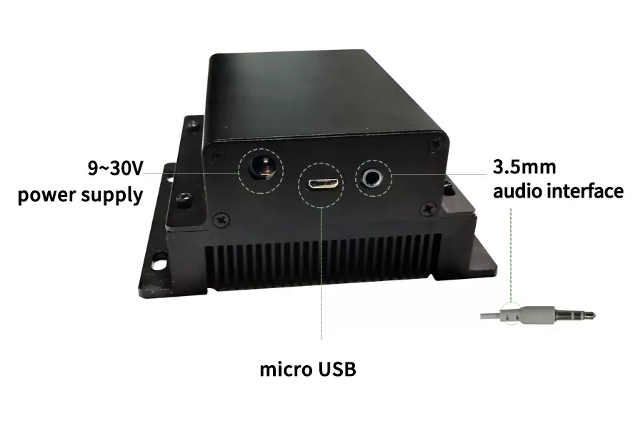 Definición de interfaz del módulo transceptor de audio SA356S