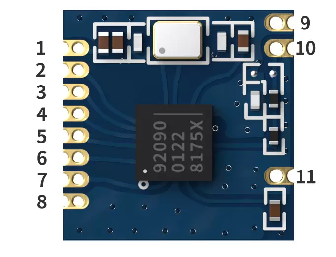 RF9209: Módulo inalámbrico RF de 2,4 GHz de alta sensibilidad
