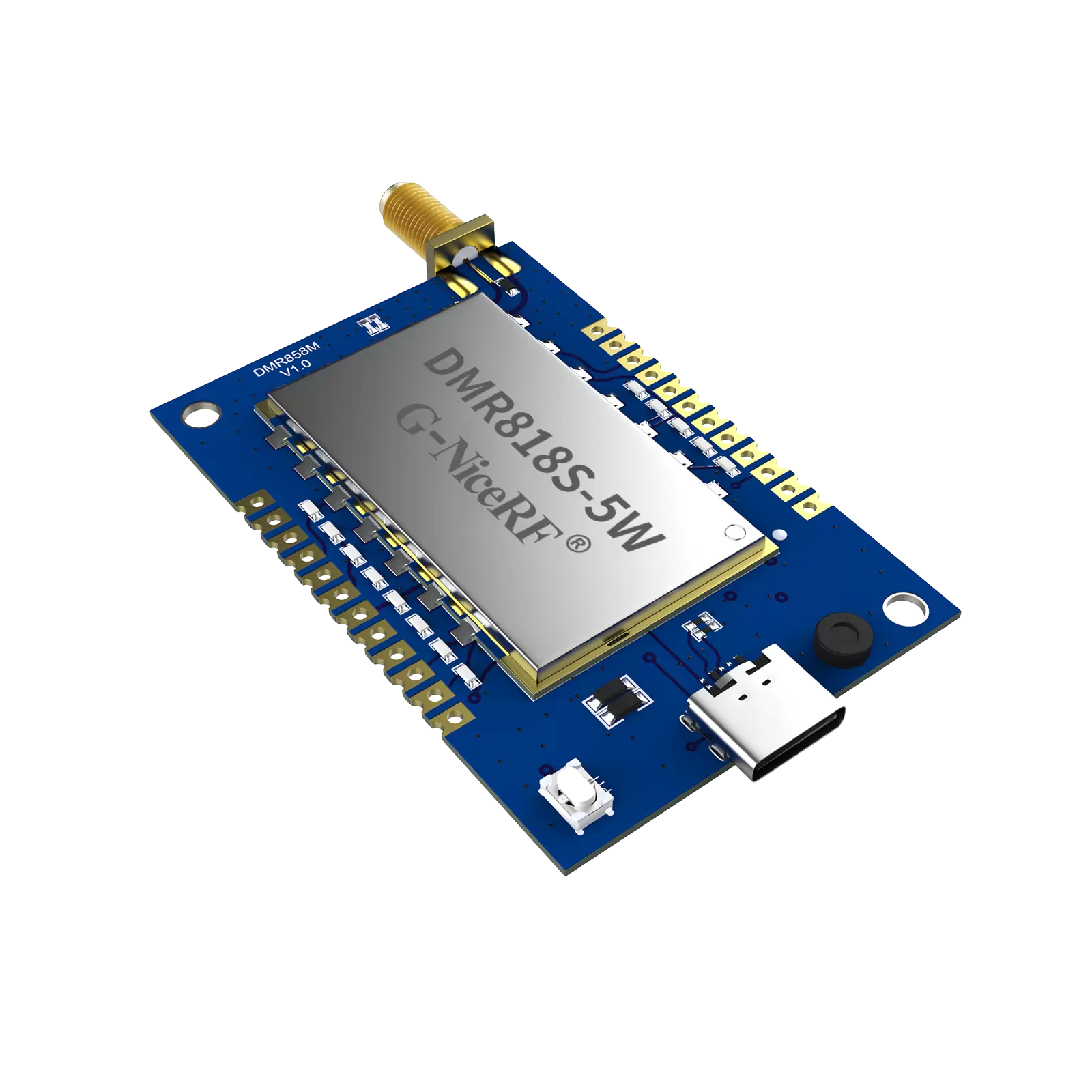 DMR858M: Walkie-talkie analógico-digital integrado de 5 W con ranura de tiempo dual DMR