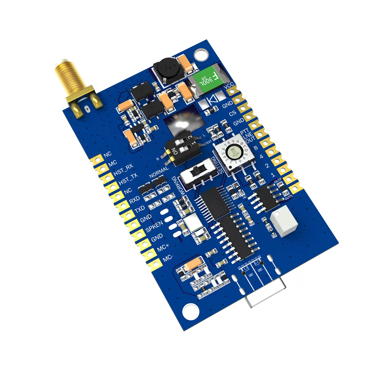 DMR858M: Walkie-talkie analógico-digital integrado de 5 W con ranura de tiempo dual DMR