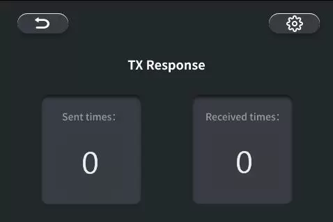 Prueba de función de transmisión y recepción de datos