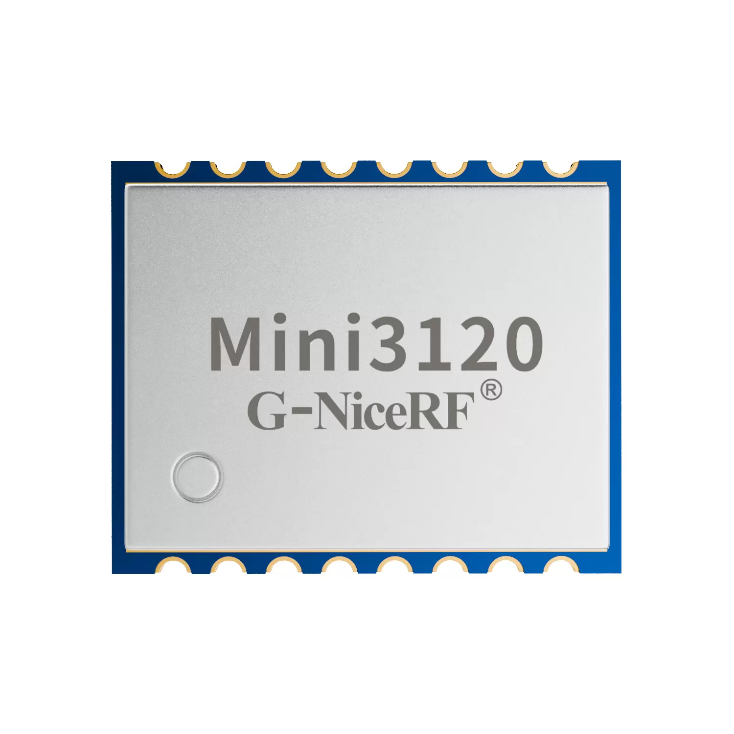 Mini3120: módulo transceptor inalámbrico de 100 mW. Tamaño ultracompacto.