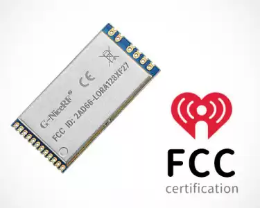 El módulo RF de 2,4 GHz LoRa1280F27/LoRa1281F27 pasó la certificación FCC y CE