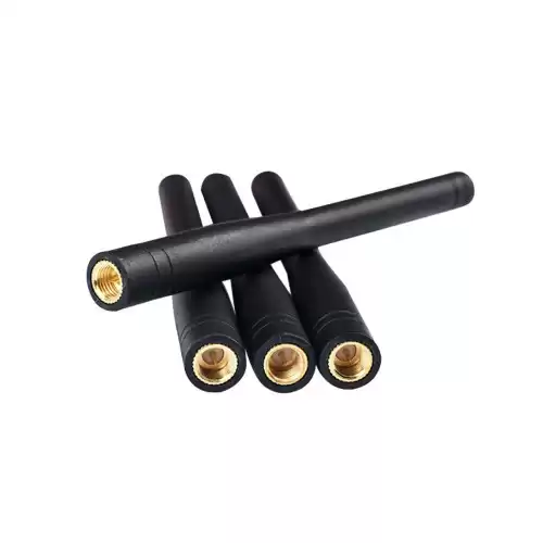 SW450-ZT100DN: Antena de varilla recta niquelada UHF de 450 MHz