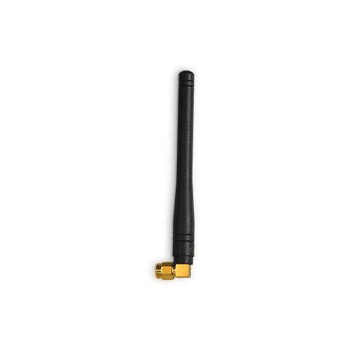 SW2400-WT100: Antena de varilla acodada chapada de alta ganancia de 2,4 GHz