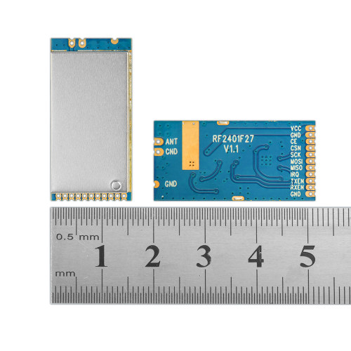 RF2401F27: Módulo transmisor y receptor nRF24L01+ 2,4 GHz 400 mW con nórdico original  