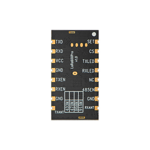 LoRa600Pro: Módulo RF LoRa de 100 mW con antena y protección ESD