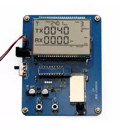 RF2401F27: Placa de demostración para módulo transmisor y receptor de 2,4 GHz