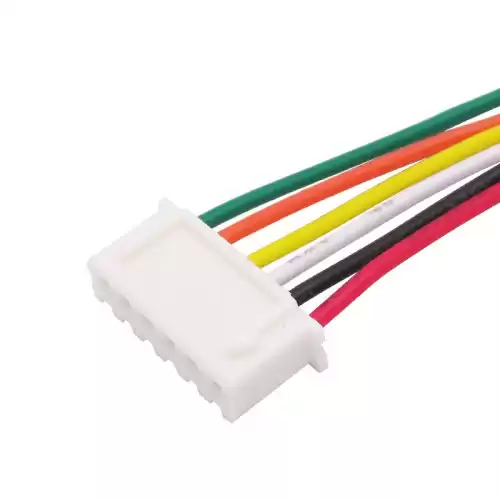 Cable terminal de 2,54 mm&sup2;, 6 pines, 20 cm, n&uacute;cleo interior de cobre de 0,16 mm&sup2;