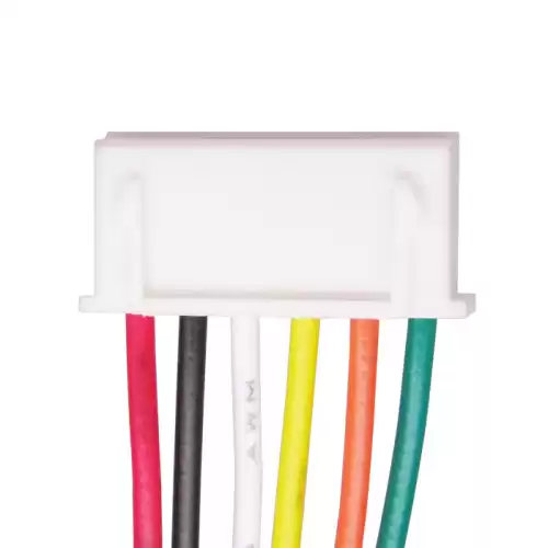 Cable terminal de 2,54 mm&sup2;, 6 pines, 20 cm, n&uacute;cleo interior de cobre de 0,16 mm&sup2;