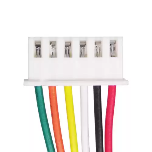 Cable terminal de 2,54 mm&sup2;, 6 pines, 20 cm, n&uacute;cleo interior de cobre de 0,16 mm&sup2;