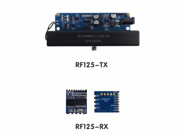 Aplicación típica del módulo RF125 inalámbrico de activación por aire de 125 KHz