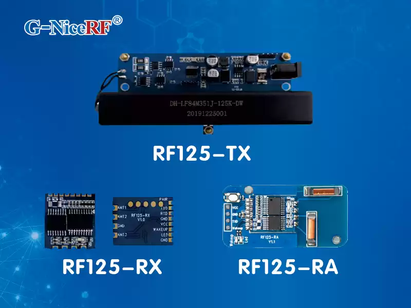 Módulo transmisor y receptor de 125 KHz RF125