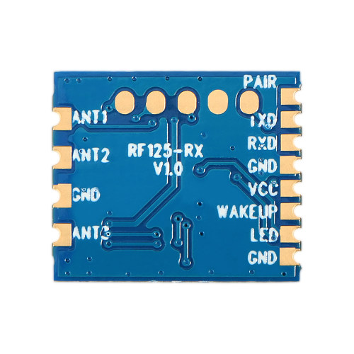 RF125: Módulo transmisor y receptor inalámbrico de 125 KHz con activación por aire y bajo consumo de energía