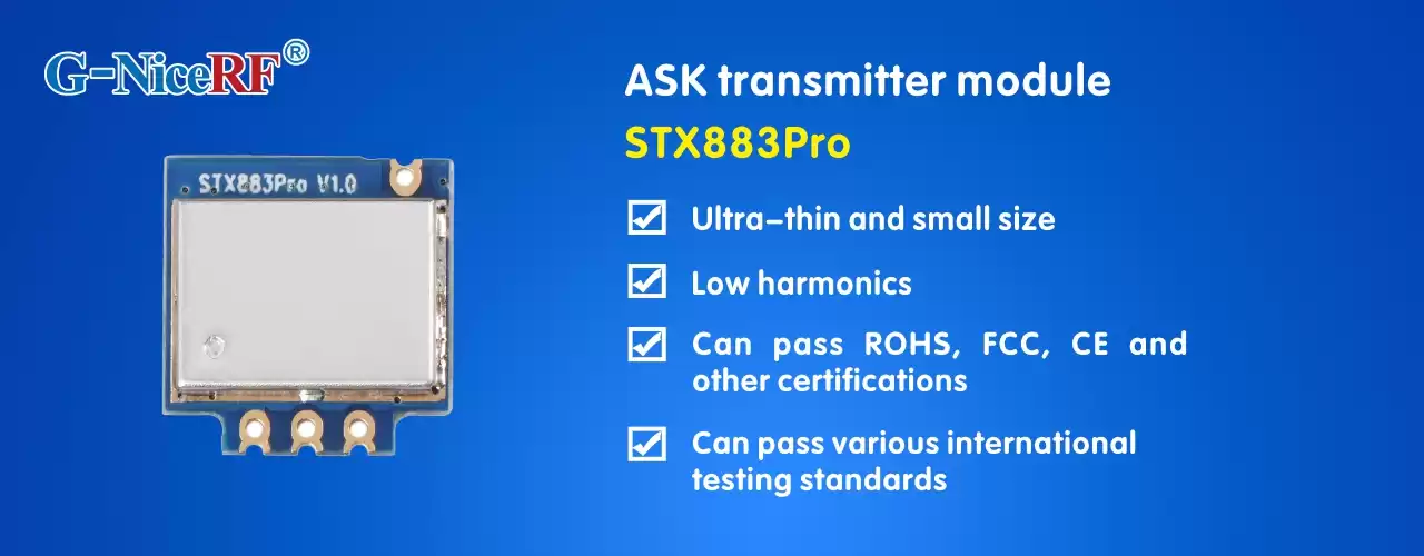 ASK módulo transmisor STX883Pro