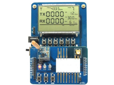 Cómo coopera el módulo RF con la placa de demostración DEMO para configurar los parámetros y depurar el programa