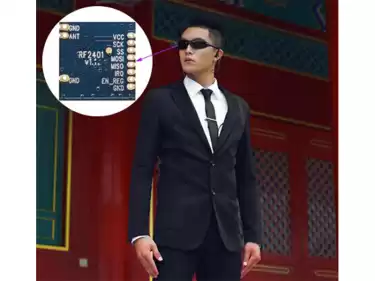 ¿Qué módulo inalámbrico utiliza Hunter Glasses?