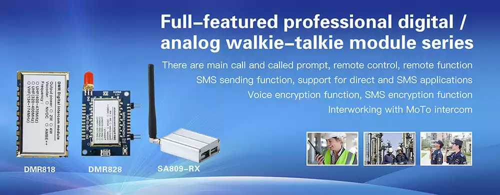 Módulo walkie talkie digital y analógico
