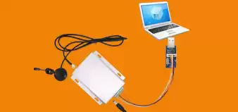 Diagrama de conexión del módulo de transmisión de datos inalámbrico SV6500 y computadora