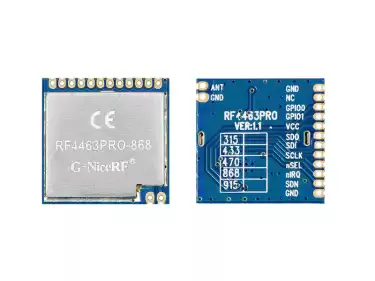 ¿Qué factores influyen en la distancia de transmisión del módulo inalámbrico 433M?