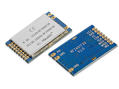 Módulo transceptor inalámbrico de 2,4 GHz RF2401F20