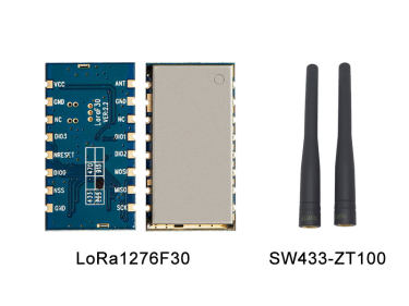 La distancia de transmisión del módulo transceptor inalámbrico con y sin antena