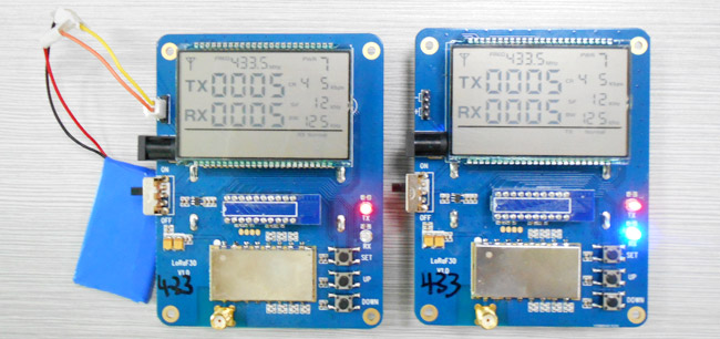 Módulo transceptor inalámbrico LoRa1276F30 placa de demostración