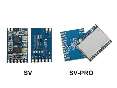 ¿Cuál es la diferencia entre los módulos inalámbricos de las series SV y SV-pro?