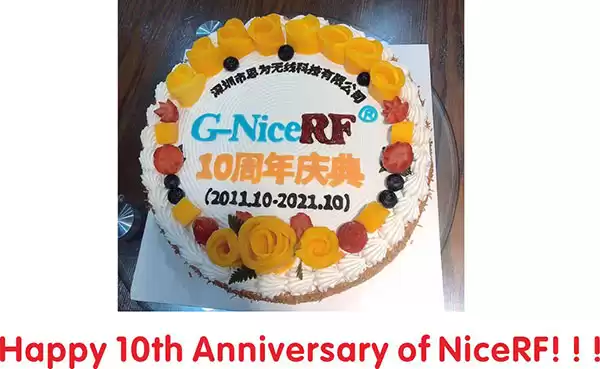Feliz décimo aniversario de NiceRF