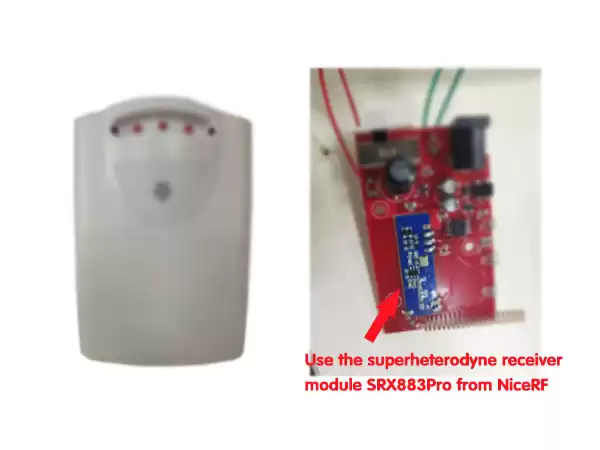 Receptor de timbre inalámbrico