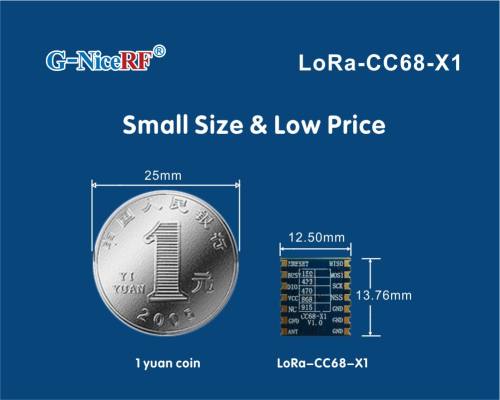 Tamaño pequeño y precio bajo: Nuevo módulo inalámbrico LLCC68 LoRa LoRa-CC68-X1