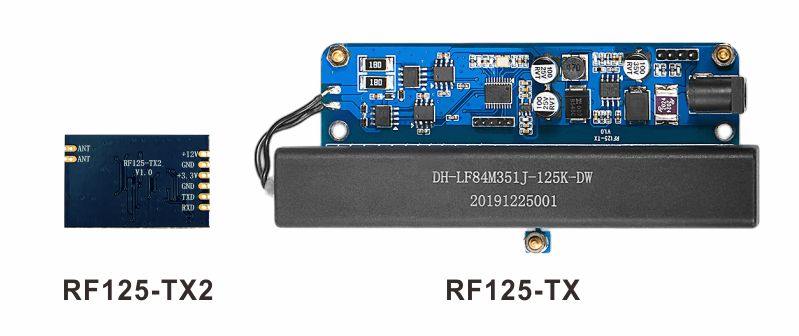 Módulo transmisor 125KHz RF125-TX2 y RF125-TX