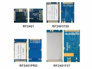 Módulo RF de 2,4 GHz Módulos de la serie RF2401: ¿Cómo distinguirlos?