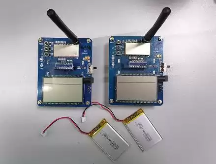 Dos tableros de demostración de la función de demostración integrados con el módulo inalámbrico Lora1276f30
