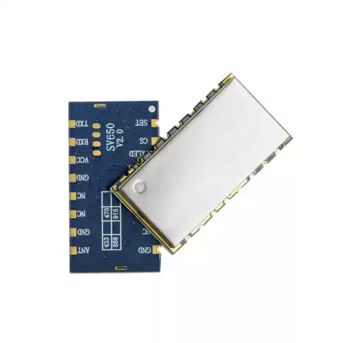SV650: M&oacute;dulo transceptor RF UART industrial de alta potencia de 500 mW con protecci&oacute;n ESD
