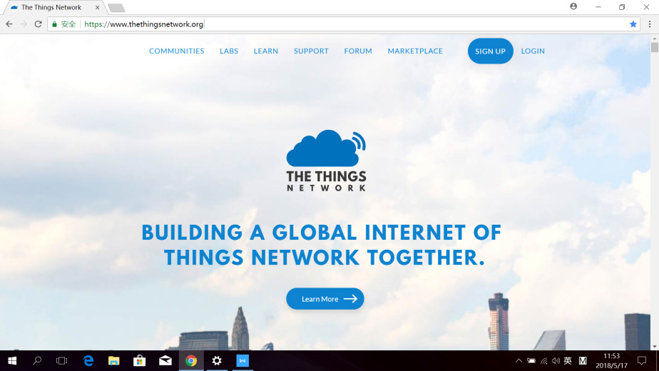 Vaya al sitio web https://www.thethingsnetwork.org/.