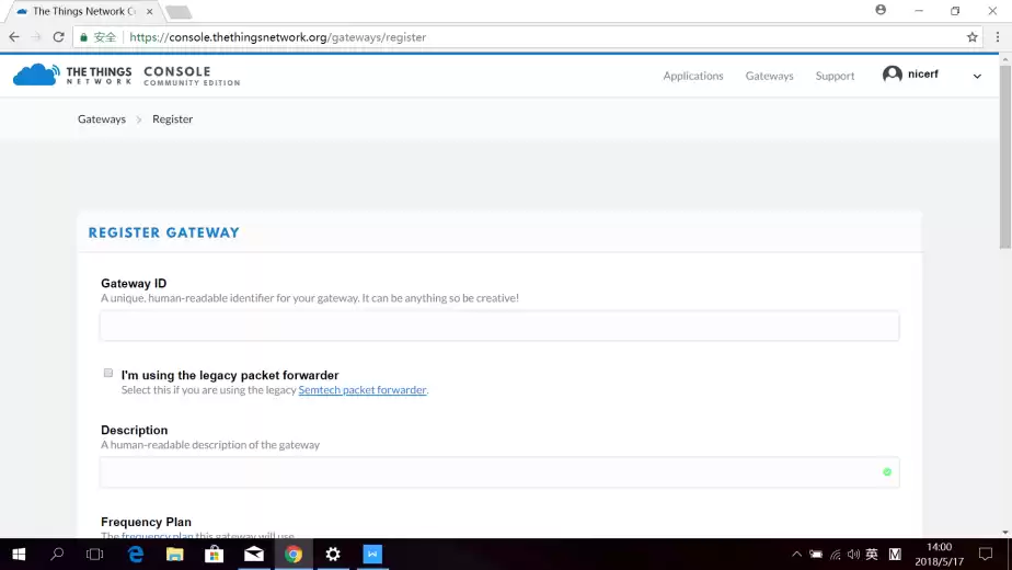 Haga clic en ¡Comience registrando uno!