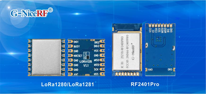 Módulo transmisor y receptor de 2,4 GHz LoRa1280 y RF2401Pro