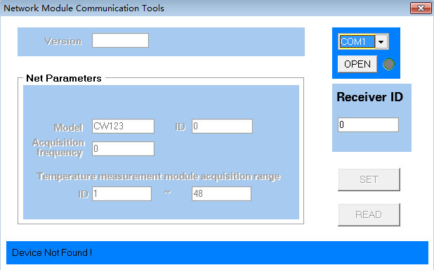 Configuración de parámetros del terminal centralizado del software de PC