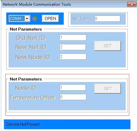 El sistema de monitoreo de sensores inalámbrico establece la calibración de datos en el software de PC
